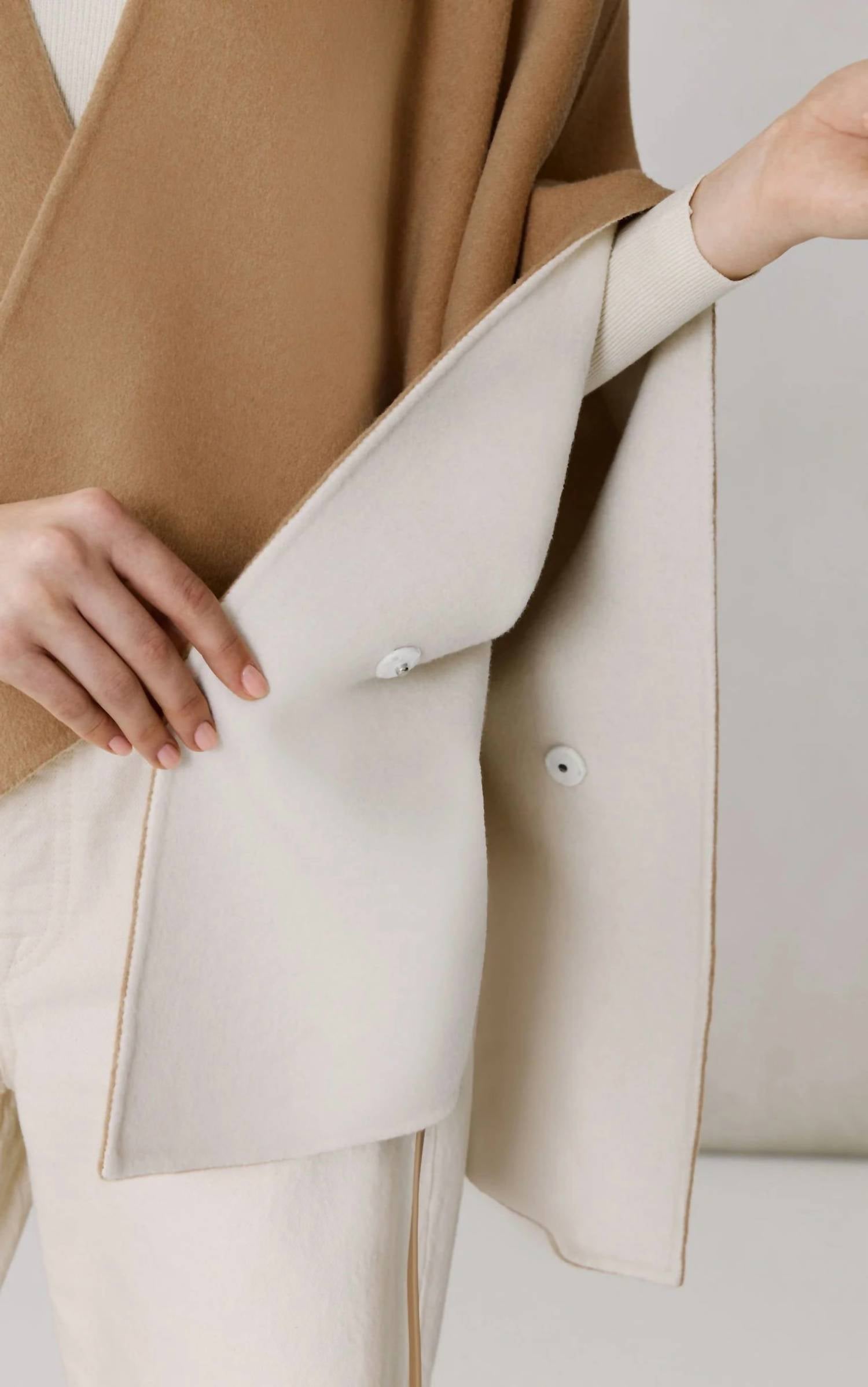 Soia&Kyo - GENEVA Double Face Wool Cape