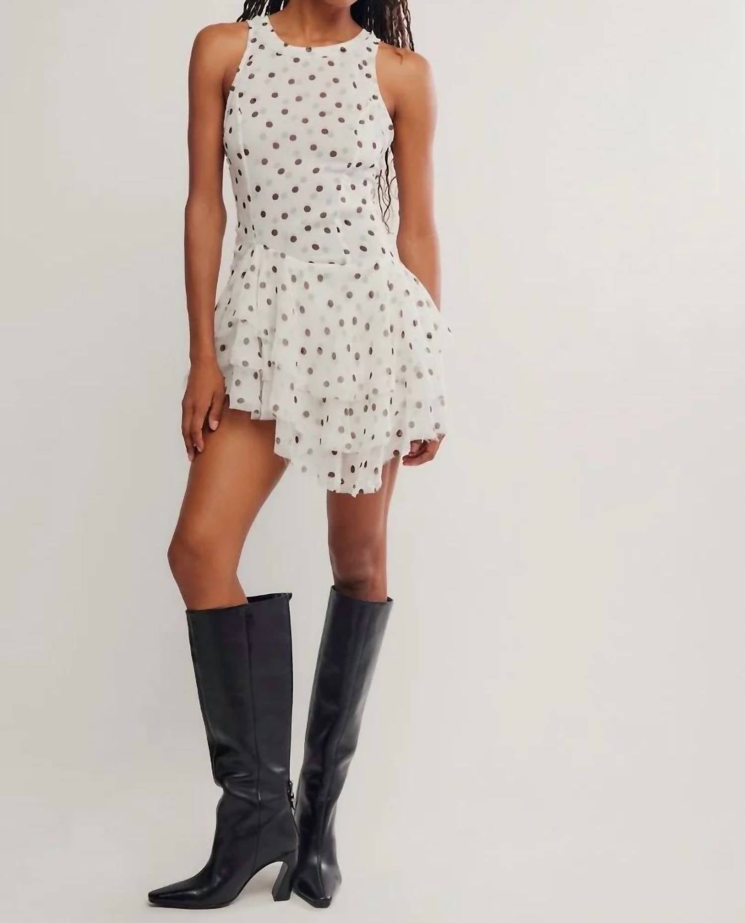 Free People - Raven Printed Mini Dress