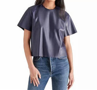 STEVE MADDEN Ezra Top in navy night sky - women's t-shirt