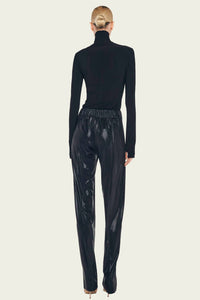 Norma Kamali - Low Rise Pleated Trouser