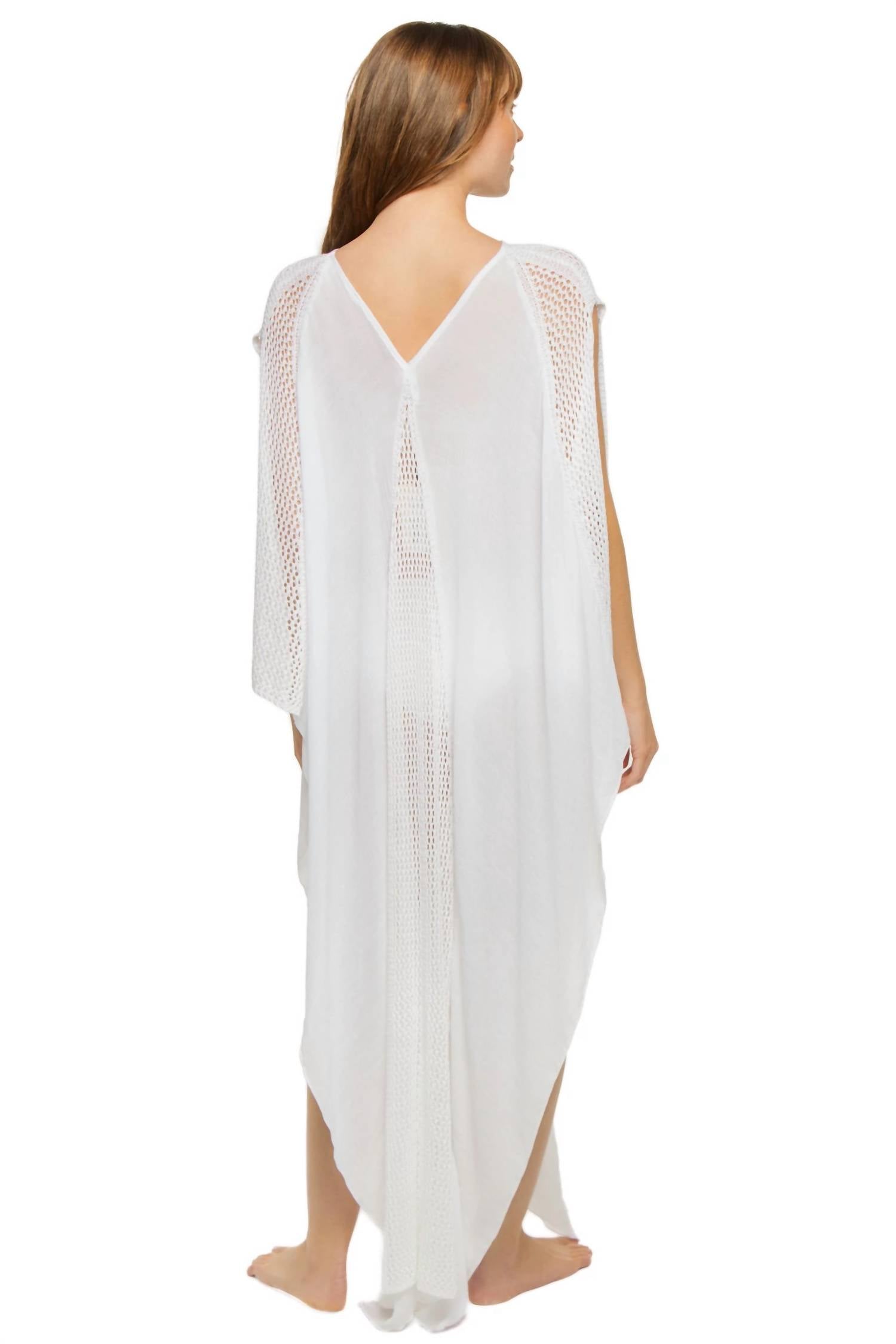 Elan - Crochet Long Sleeve Caftan