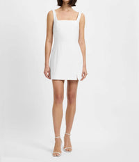 French Connection - Azra Slit Front Twill Dress