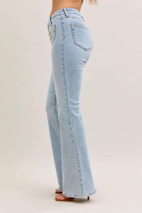Judy Blue - Button Fly Front Pocket Jeans