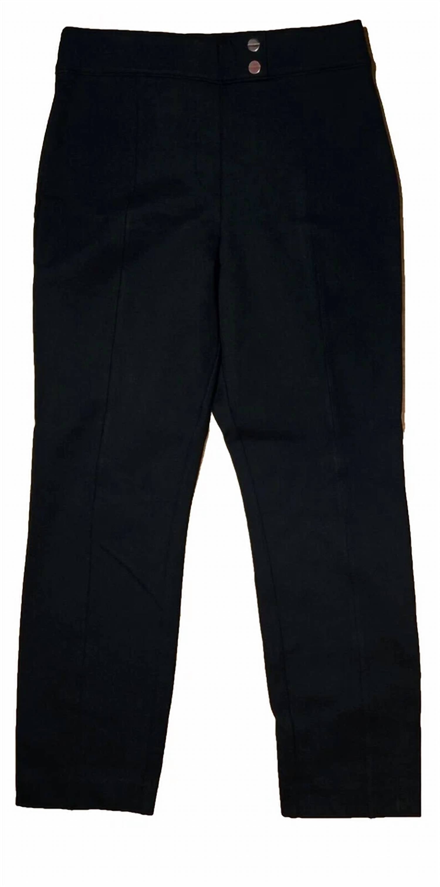 Spanx Perfect Ponte Pant in black - women's pants - alternate view