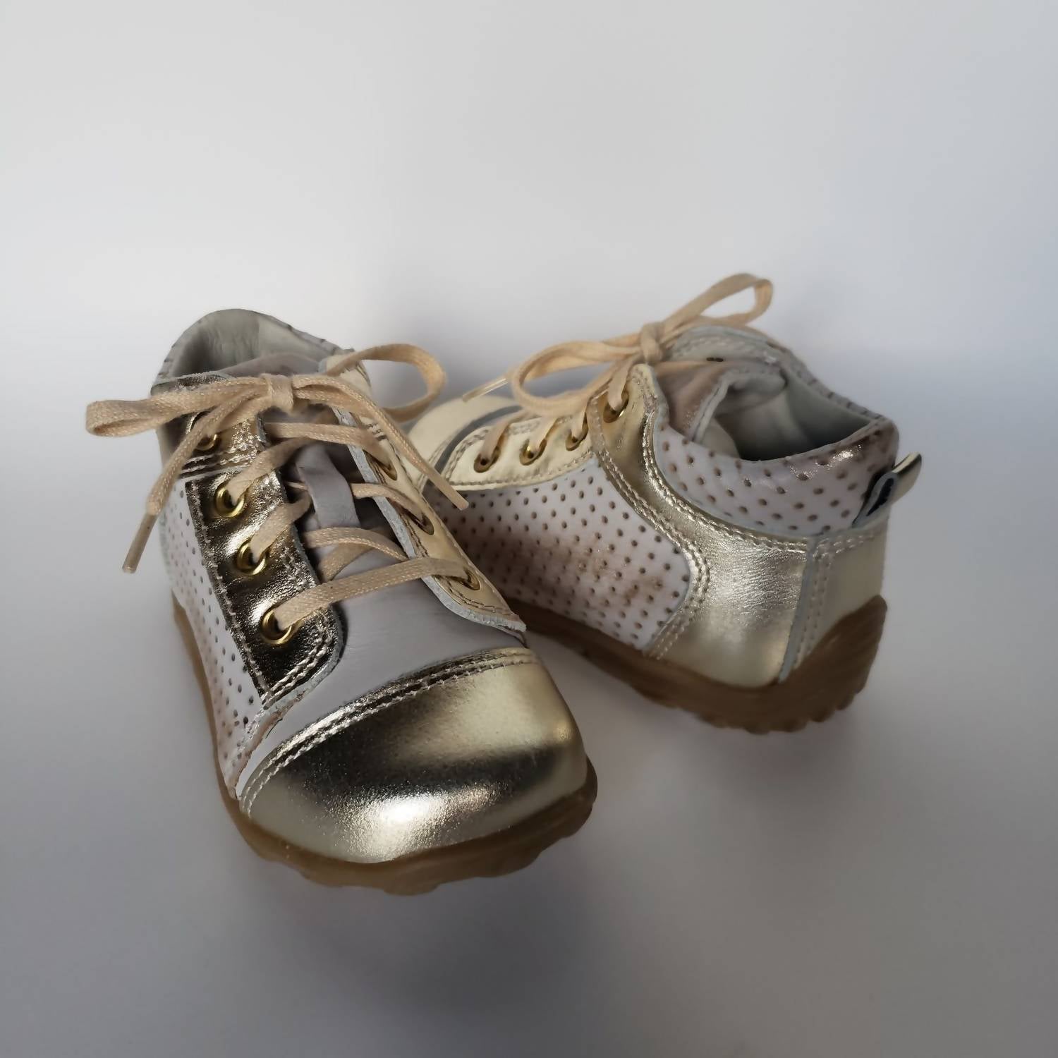 Renbut Shoes - Girl's Leather Lace-up Oxford Shoe