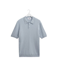 Wax London - Naples Vertical Knit Pattern Polo