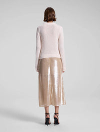 A.L.C. Monroe Soft Sequin Skirt in clear - women's skirt - alternate view