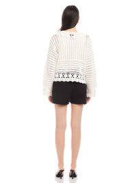 Fifteen Twenty - Nila Hand Crochet Pullover Sweater
