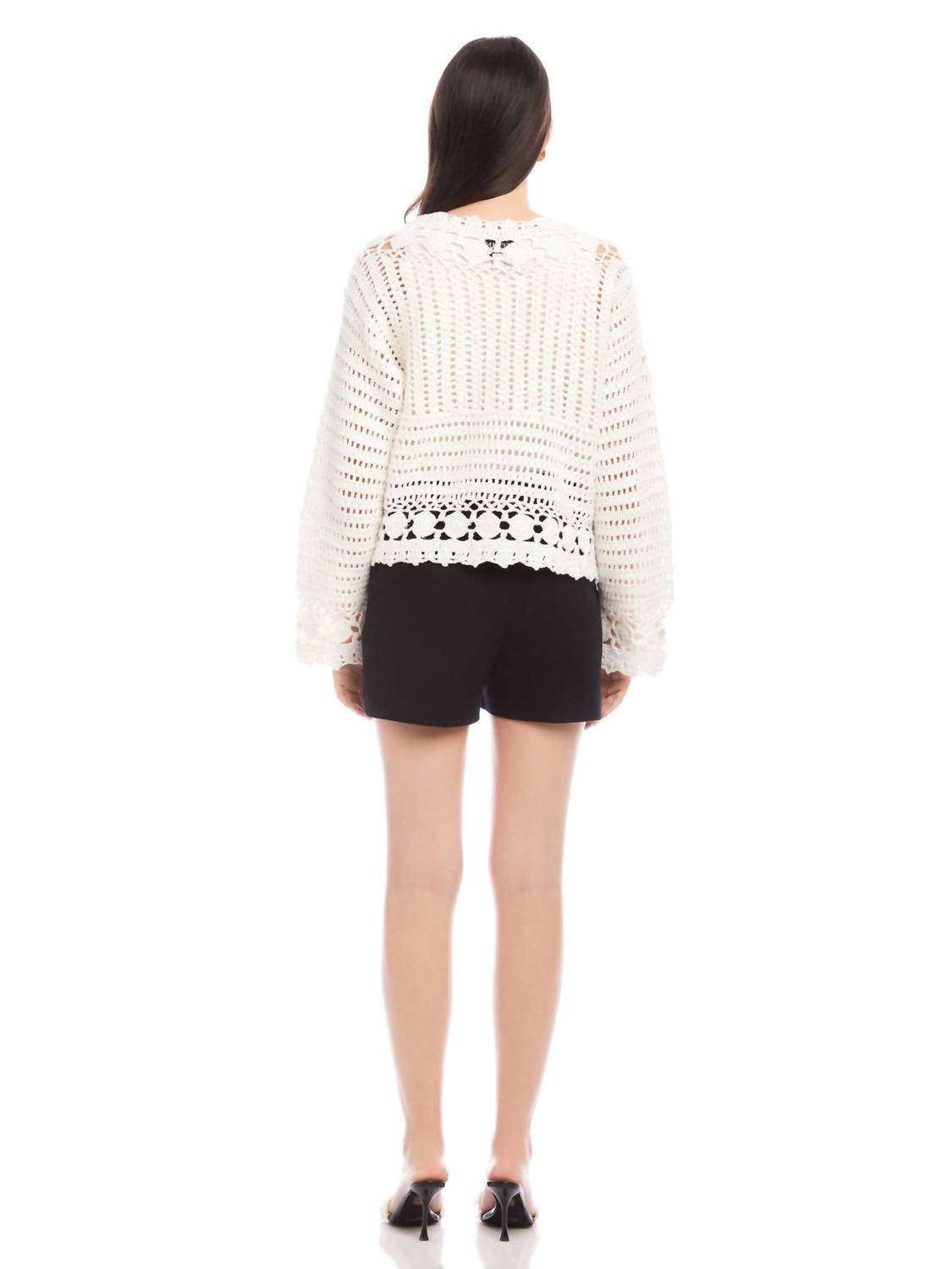 Fifteen Twenty - Nila Hand Crochet Pullover Sweater