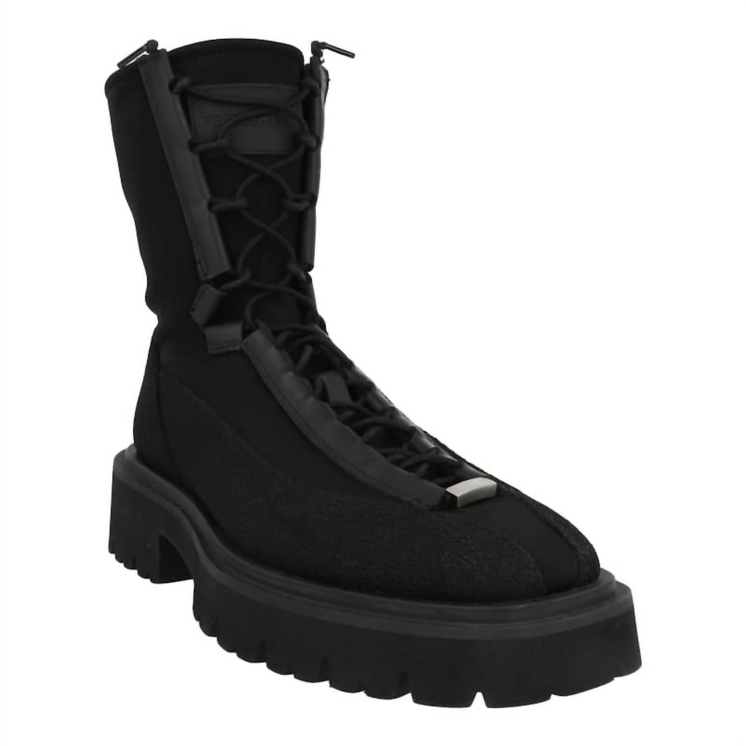Salvatore Ferragamo Women's Atlante Lace-up Ankle Boots in black - women's shoe
