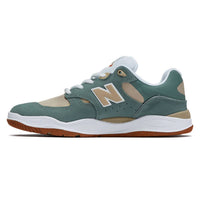 New Balance Men's Tiago Lemos 1010 Shoes in green beige - men's sneaker - detail view