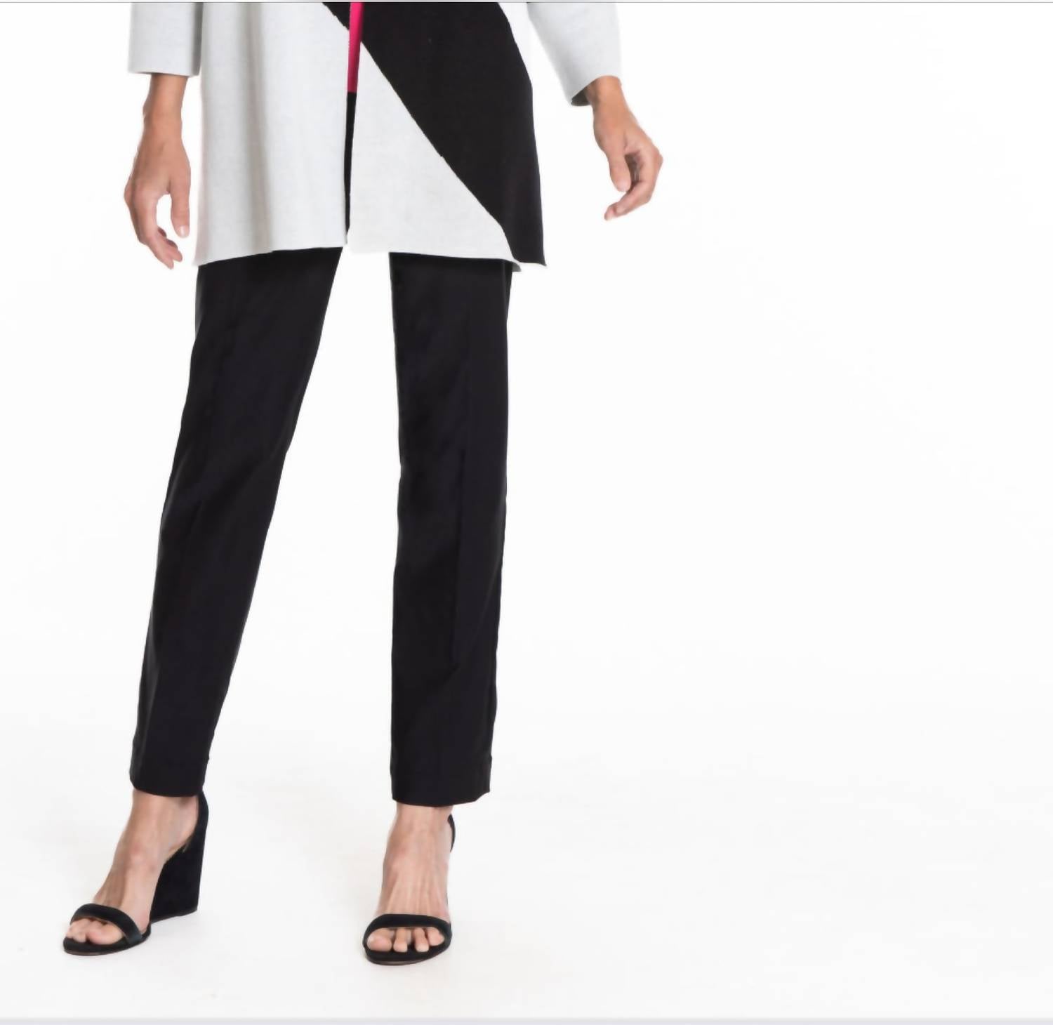 Slimsation By Multiples Thin Her Pants in black - women's pants - detail view