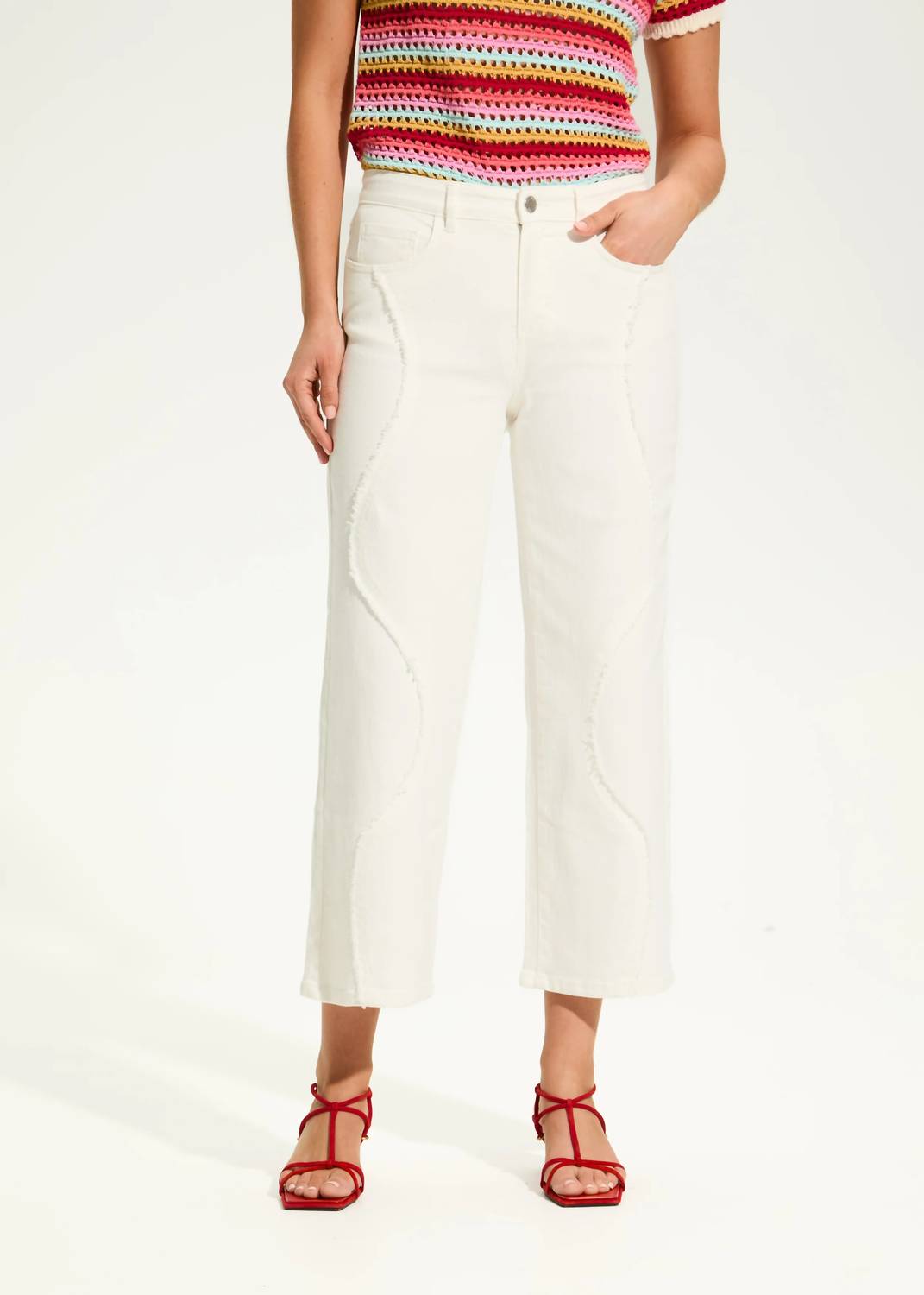 Fdj - Women's Christina Wide Crop Pants