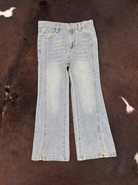 Ml Kids - Girl's Wide Leg Denim Pants