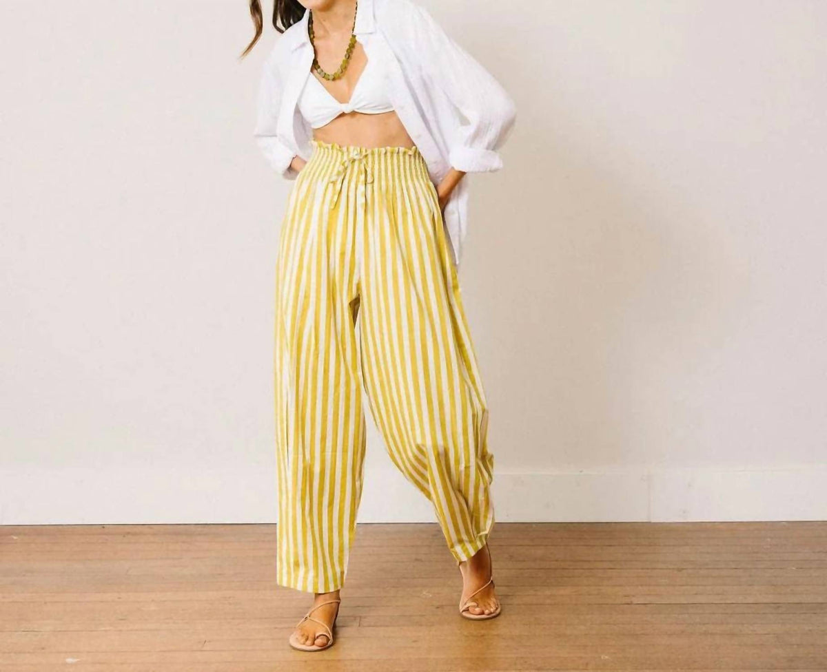 Sunshine Tienda - Drawstring Wide Leg Pant