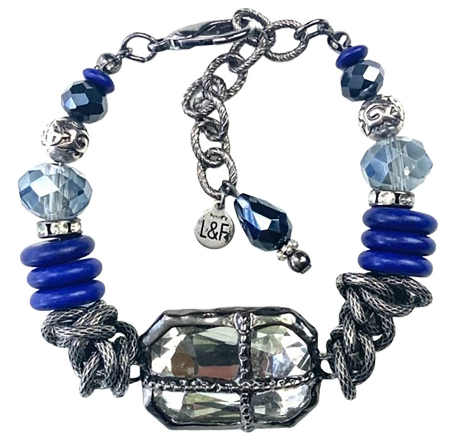 Legend Or Lies - Women's Soldered Cross Beaded Clasp Bracelet