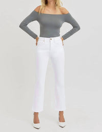 Risen - Nessa High-rise Straight-leg Crop Jeans