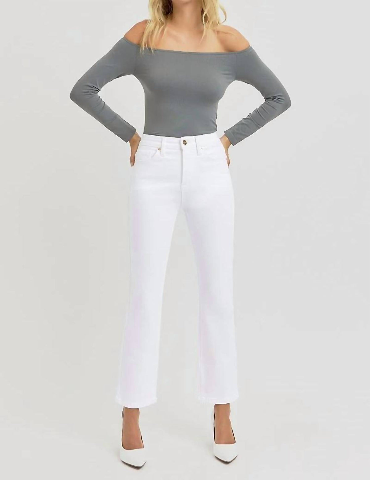 Risen - Nessa High-rise Straight-leg Crop Jeans