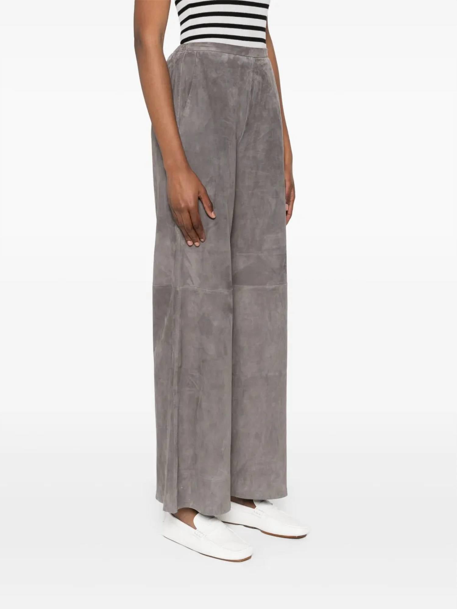 Forte Forte - Light Suede High Waist Pants