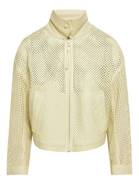 Salvatore Ferragamo - Women's Perforated Leather Jacket