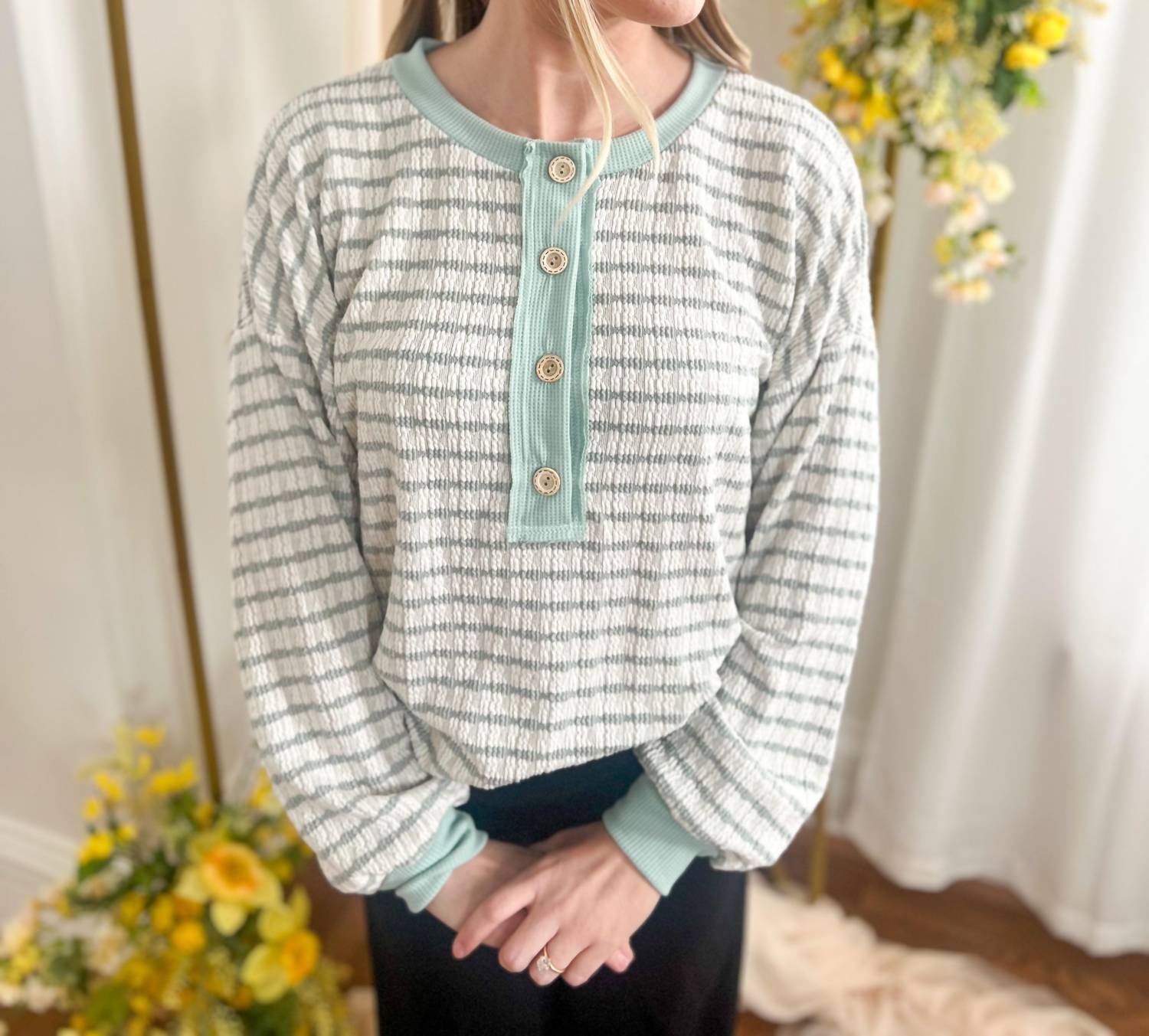 Lovely Melody - Emily Stripe Top