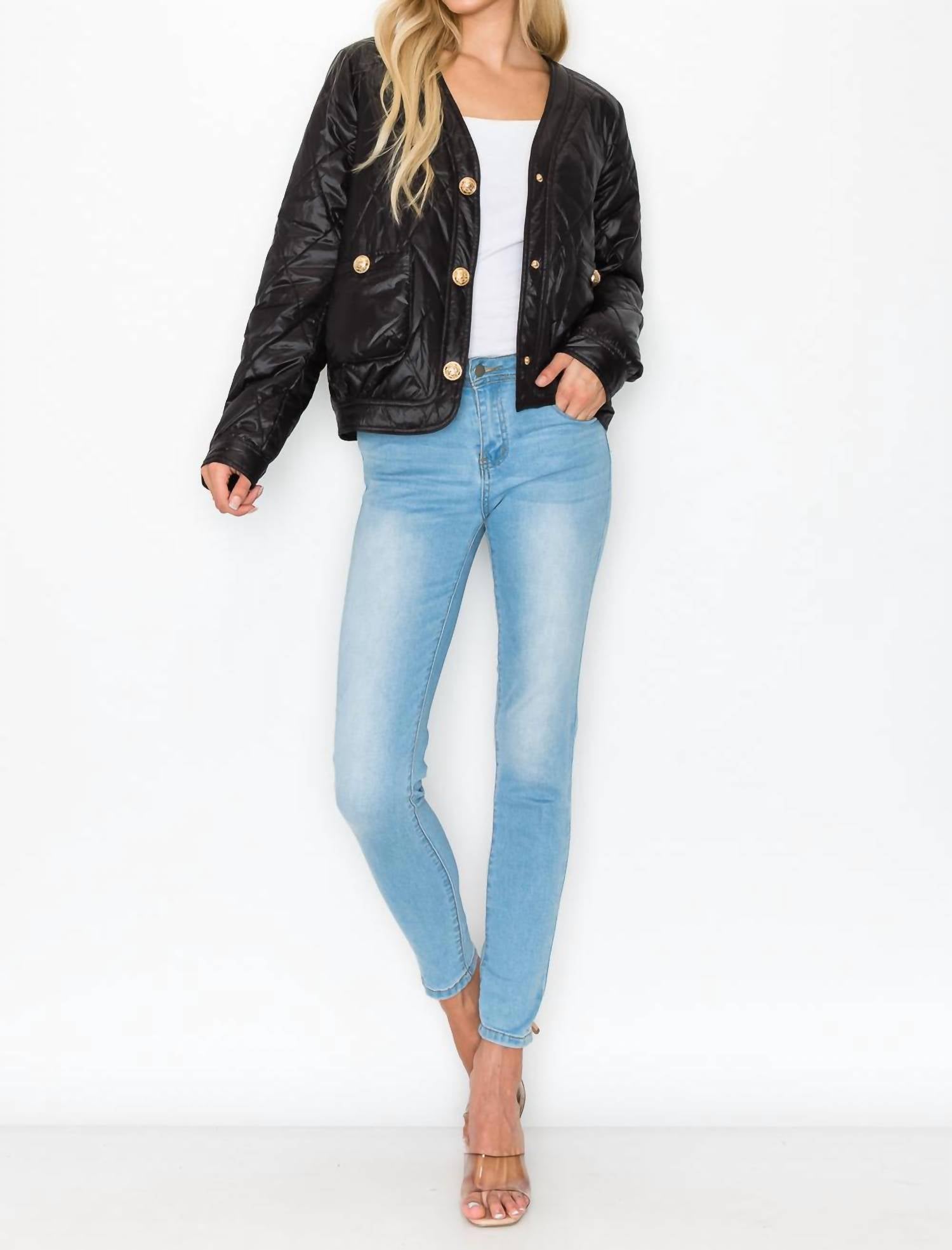 Joh - Puffer Jacket With Crossbody Bag