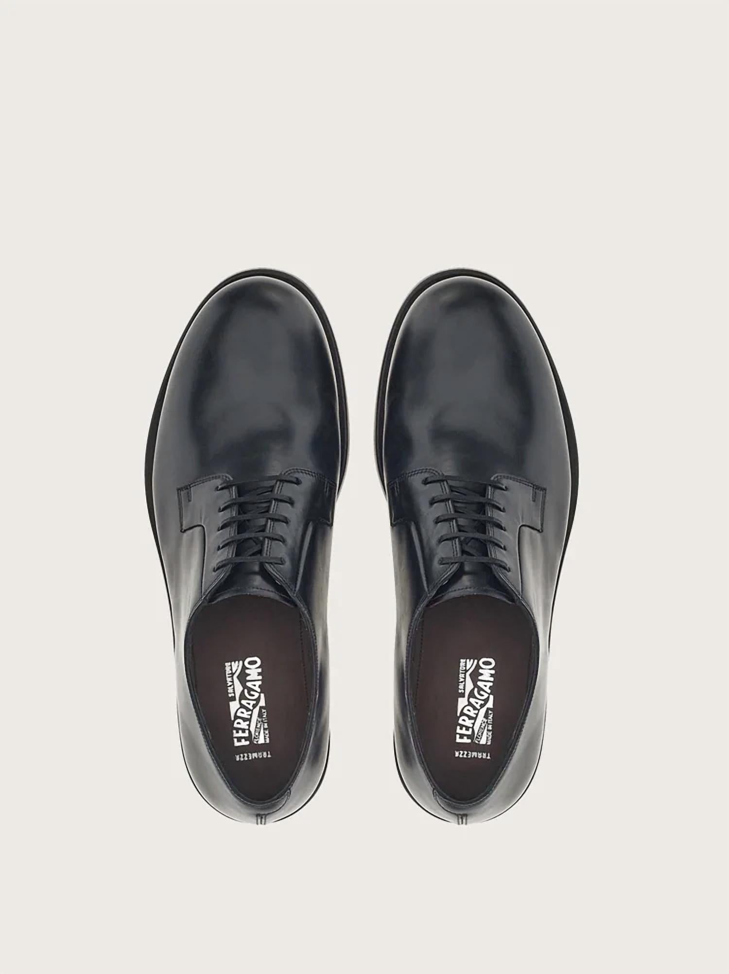 Salvatore Ferragamo - Men's Leather Derby Shoes