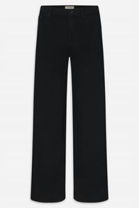 FRAME Le Slim Palazzo Pants in black - women's pants - view 4