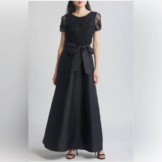 Pisarro Nights - 3d Floral Bodicebeaded Gown Dress