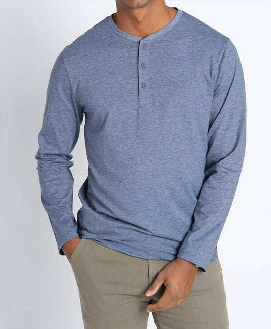Jachs New York - Cotton Modal Blend Long Sleeve Henley
