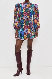 Celia B - Gozo Puff Sleeve Mini Dress