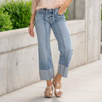 Kancan - Bold Move Wide-leg Jeans