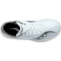 SAUCONY Women's Velocity Mp Track Spike Shoes in white silver - women's shoe - view 4