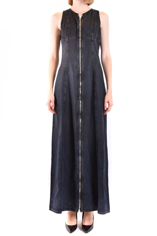 Diesel - Sleeveless Denim Maxi Dress