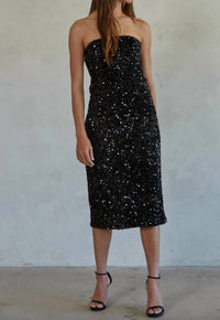 By Together - Like Lovers Sequin Strapless Dress