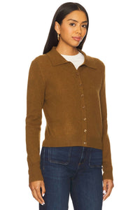 White + Warren - Cashmere Collared Cardigan