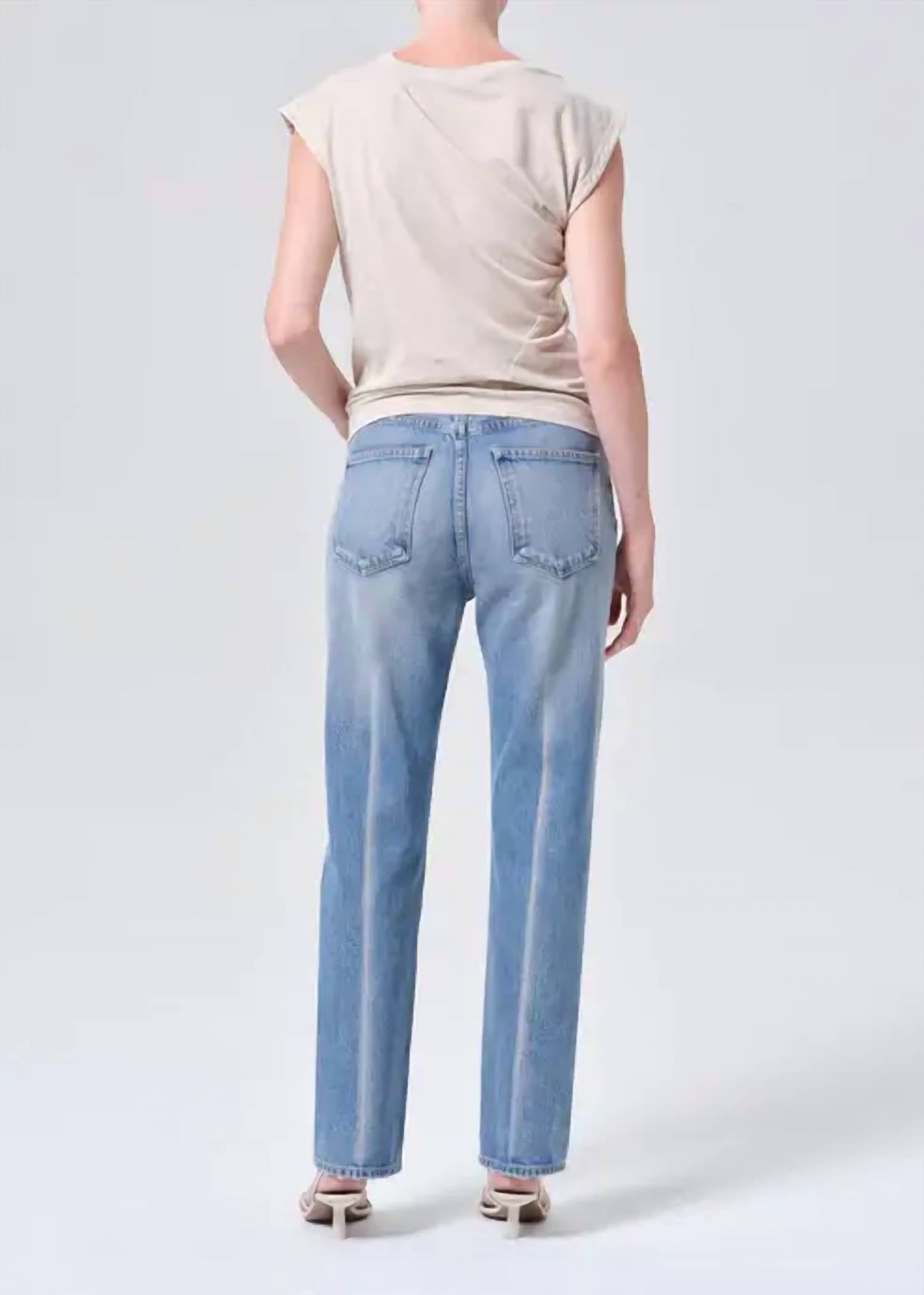 Agolde - Lana Relaxed Straight Leg Jeans