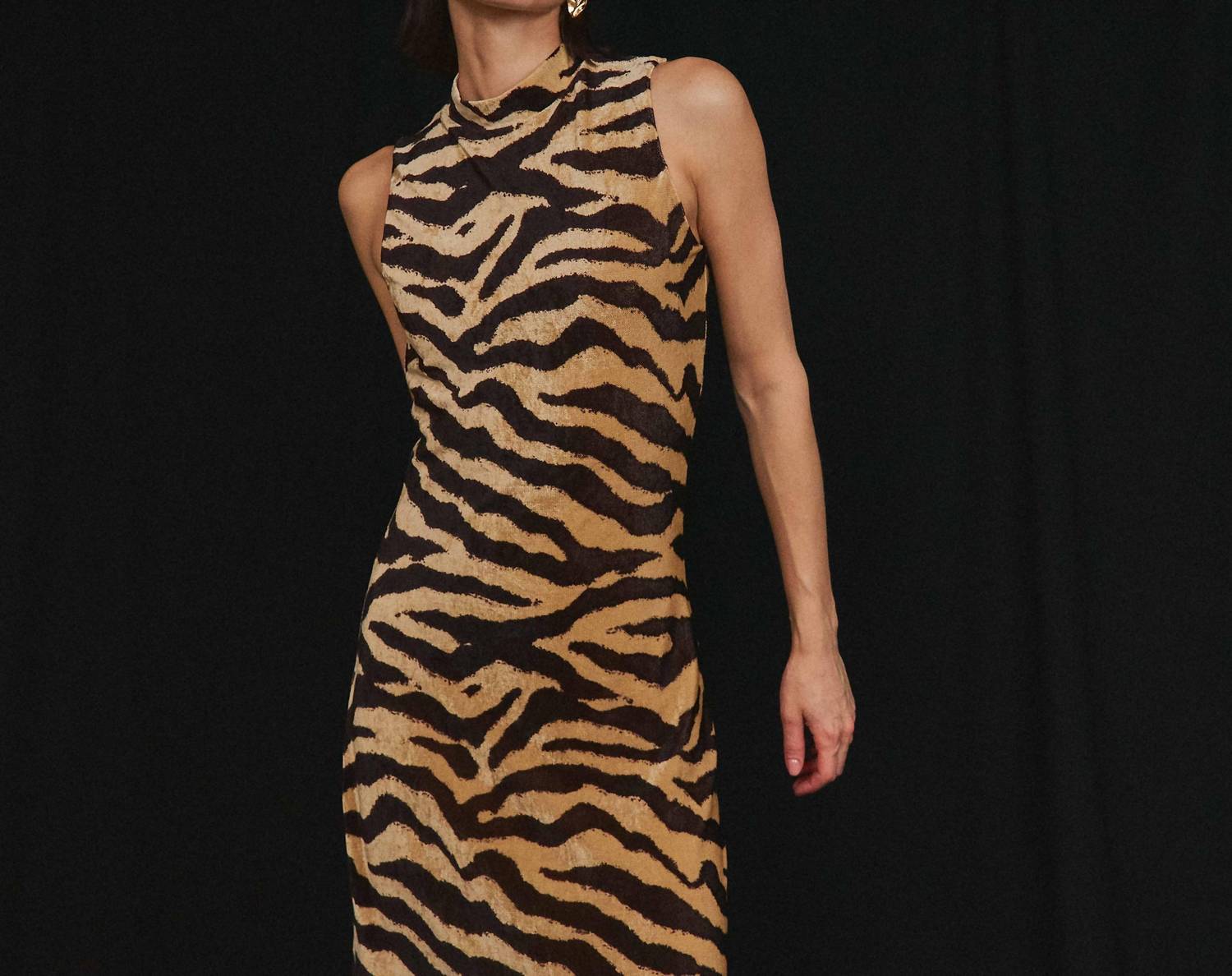 Able - Animal Print Maxi Dress