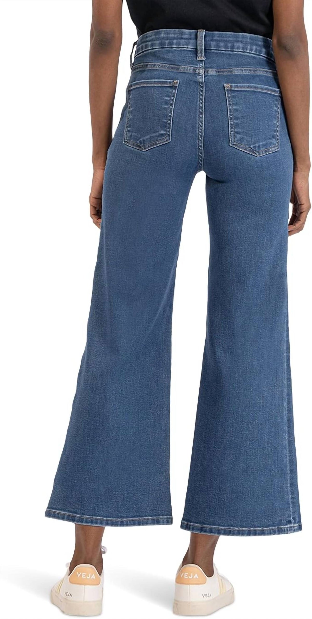 Kut From The Kloth - Meg Mid Rise Wide Jean