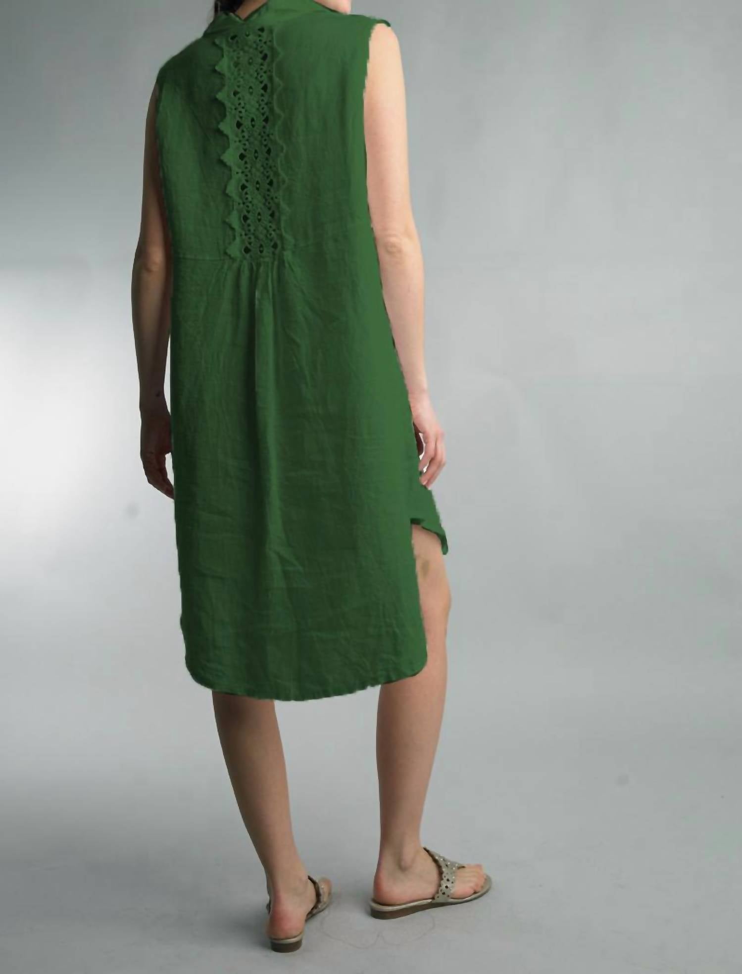 Tempo Paris - Sleeveless Button Dress