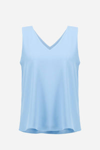 Joseph Ribkoff - WOVEN TWILL V-NECKLINE TOP