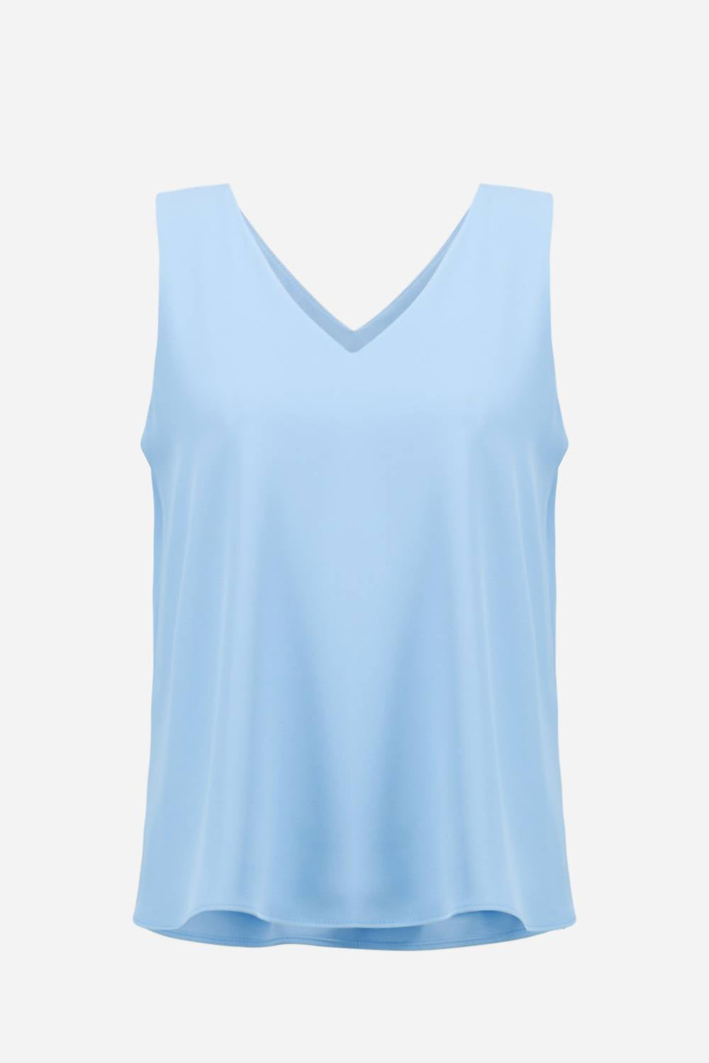 Joseph Ribkoff - WOVEN TWILL V-NECKLINE TOP