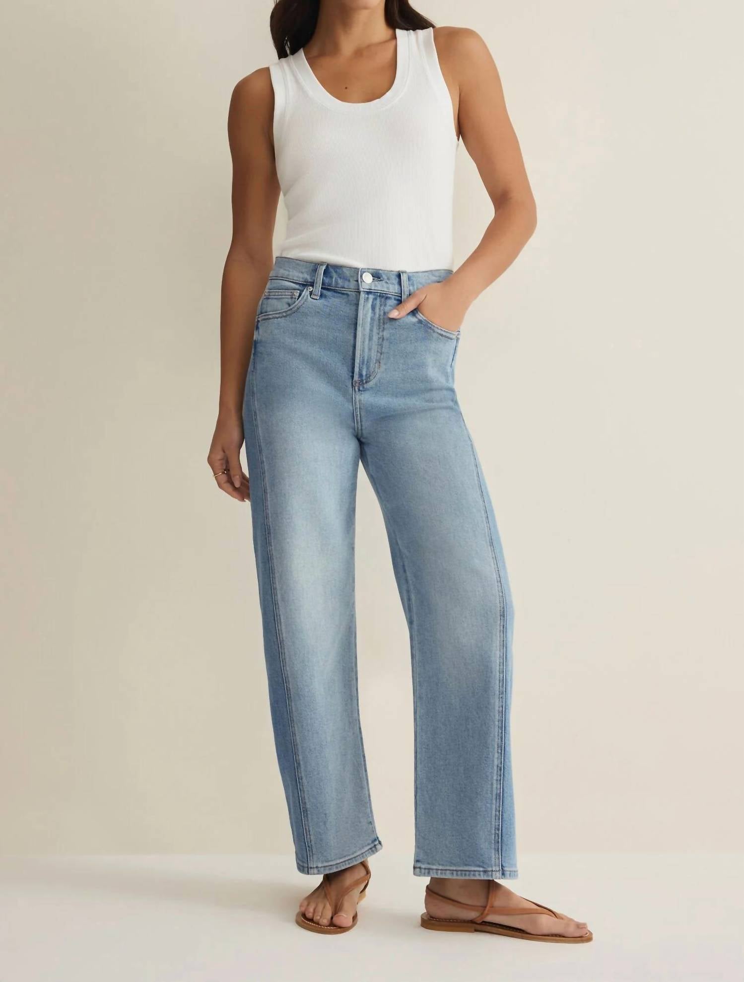 Z Supply - Luna High Rise Crop Bowed Jeans