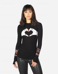 Lauren Moshi - Mckinley Friendship Love Top