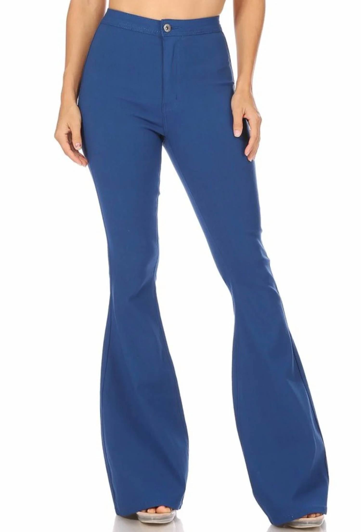 Jc & Jq Jeans - Super Stretch High-waist Bell Bottom Pants