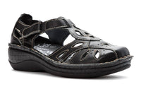 Propet - Women's Jenna Leather Cut-out Fisherman Sandals
