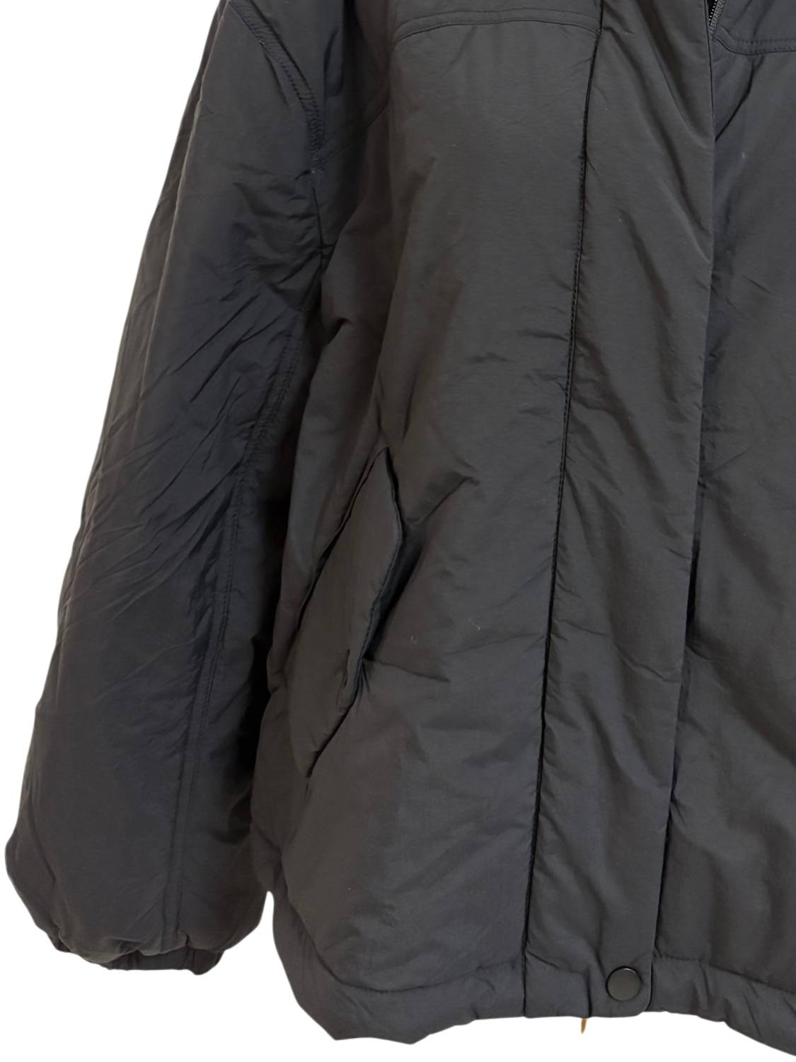 Umgee - Women's Puffer Jacket With Detachable Sherpa Collar