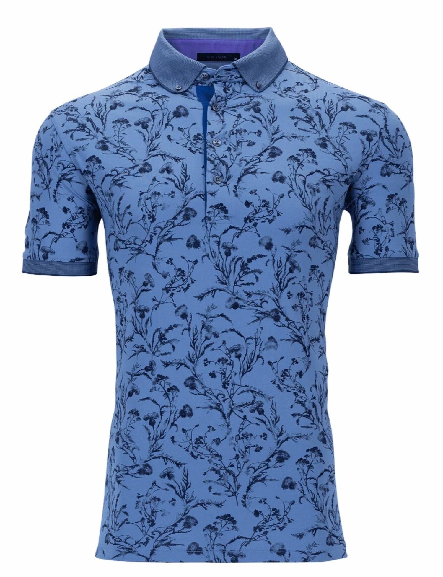 Greyson Clothiers - Men's Water Thistle Polo Shirt