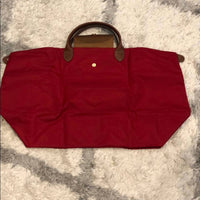Longchamp - Button Flap Medium Travel Bag