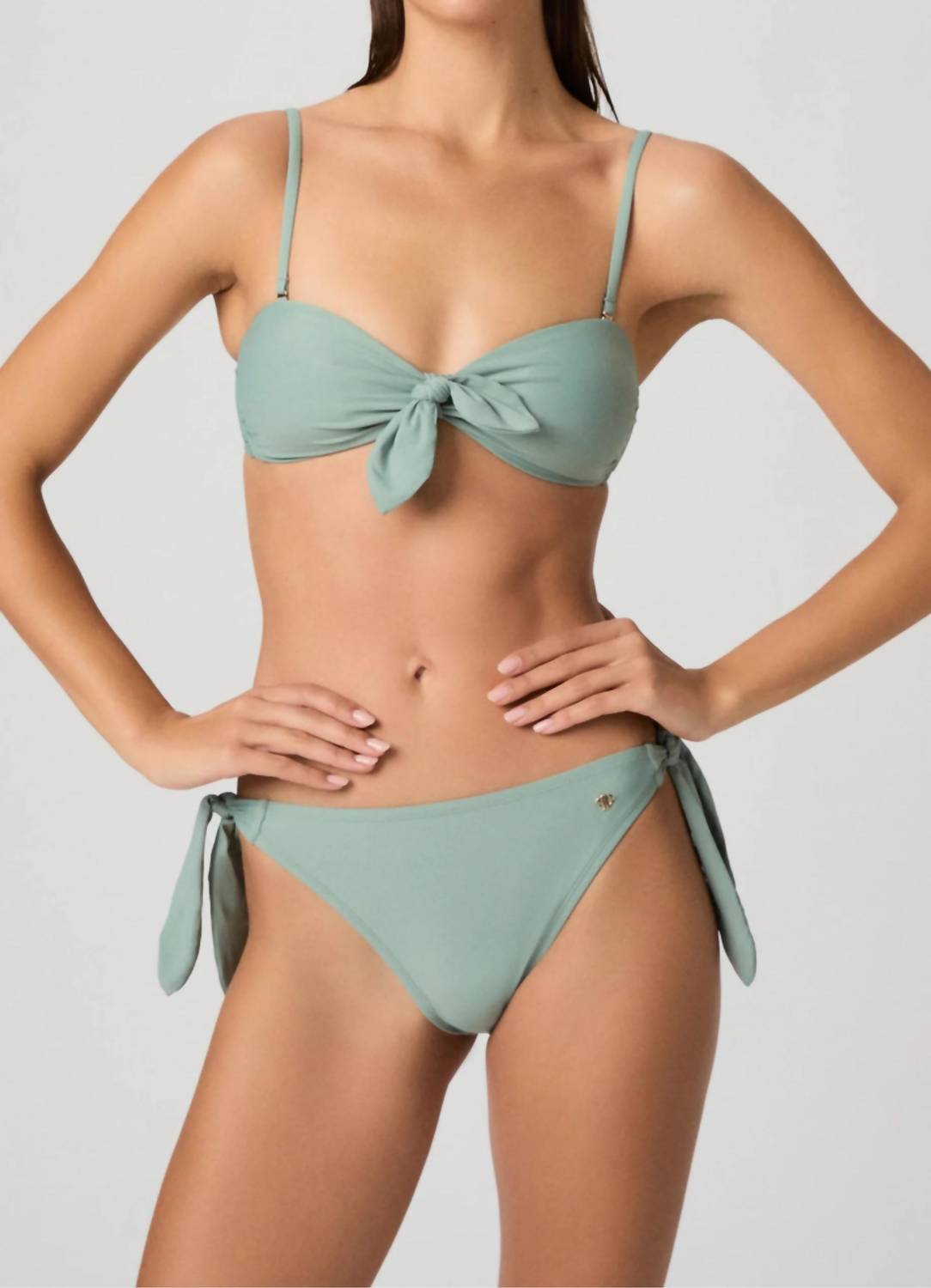 Paige - Libby Tie Front Bandeau Bikini Top